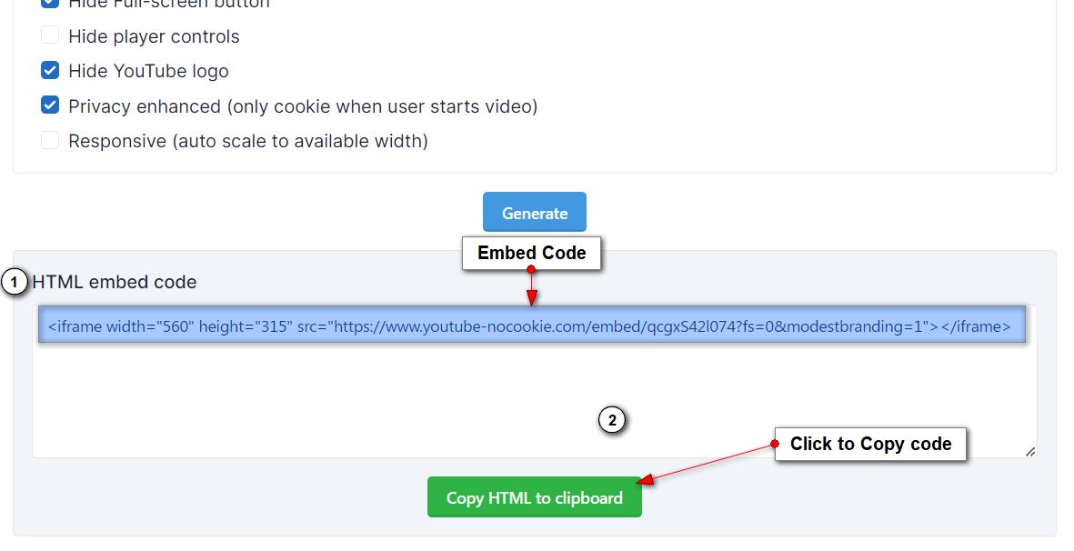 100% Free YouTube Embed Code Generator Online - Free Online Converter